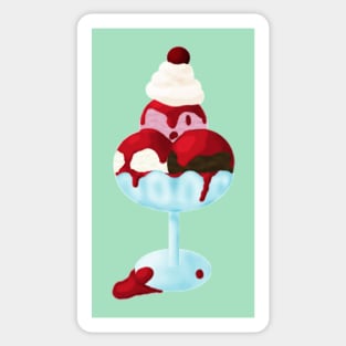 Ice Cream Sundae Sticker